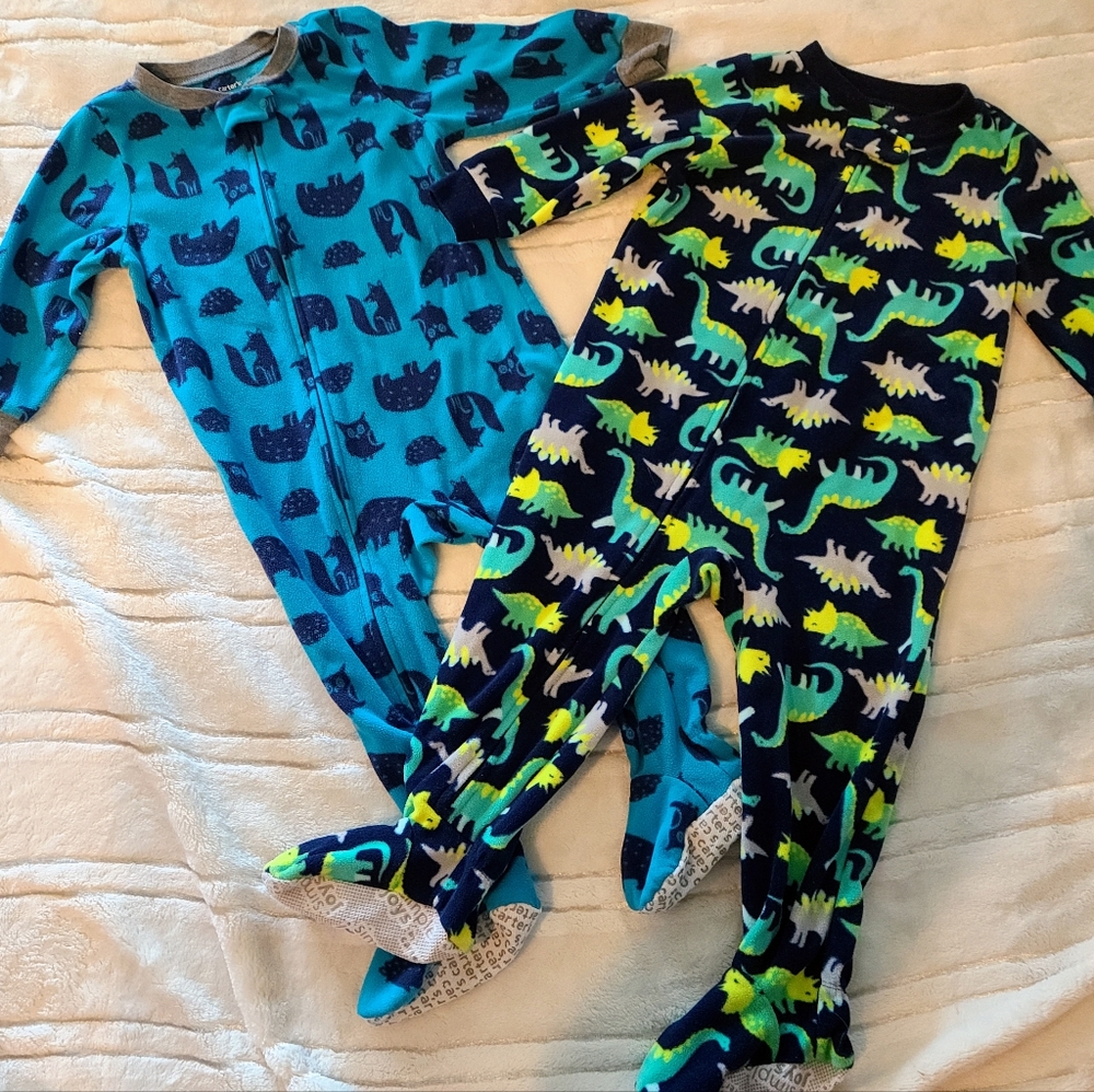 Bundle of 3 Carter's Fleece Footies